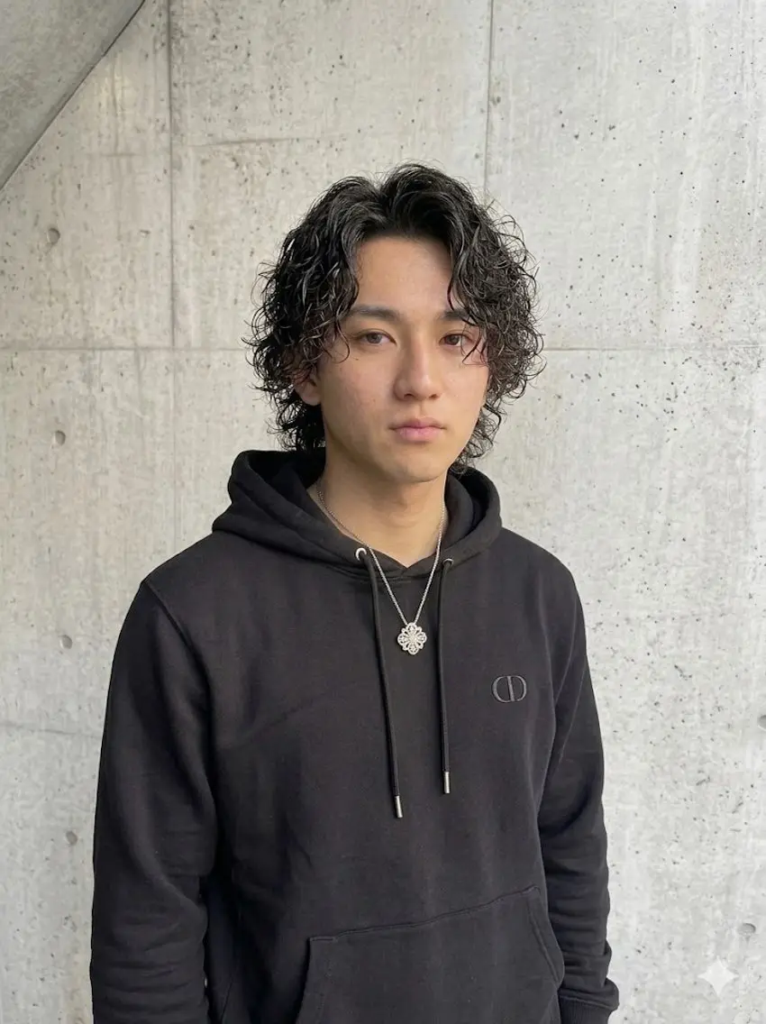 ✨「綺麗な髪で長くパーマを楽しむ」✨🤩メンズカット＋パーマ＋oggi ottoケアトリートメント🤩の写真