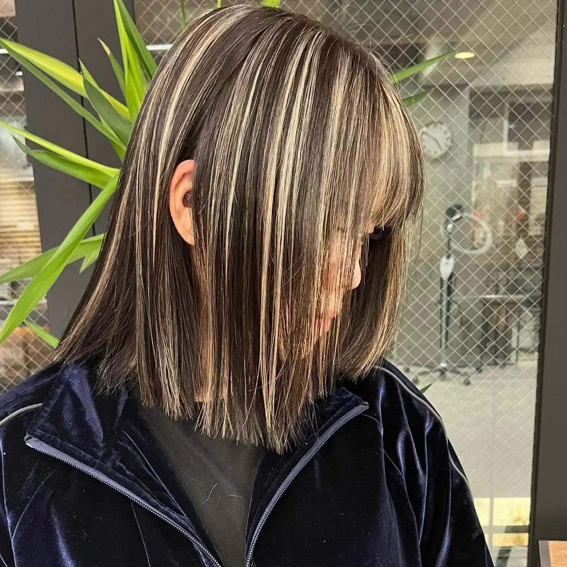 ミディアム 🌊ハイライト Rizu🌊のヘアスタイル