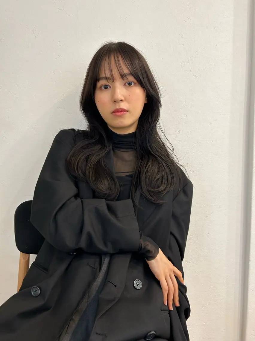 セミロング カット ヘアカラー 銀座店長🌟 片山雄太のヘアスタイル