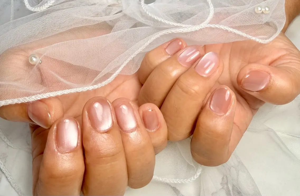 ネイル アニマル柄 アートネイル チークネイル フラッシュネイル フラッシュマグ Mai’s nailのネイルデザイン