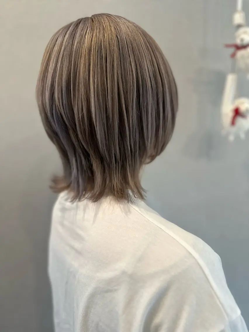 ショート カラー カット ヘアカラー K Harukaのヘアスタイル