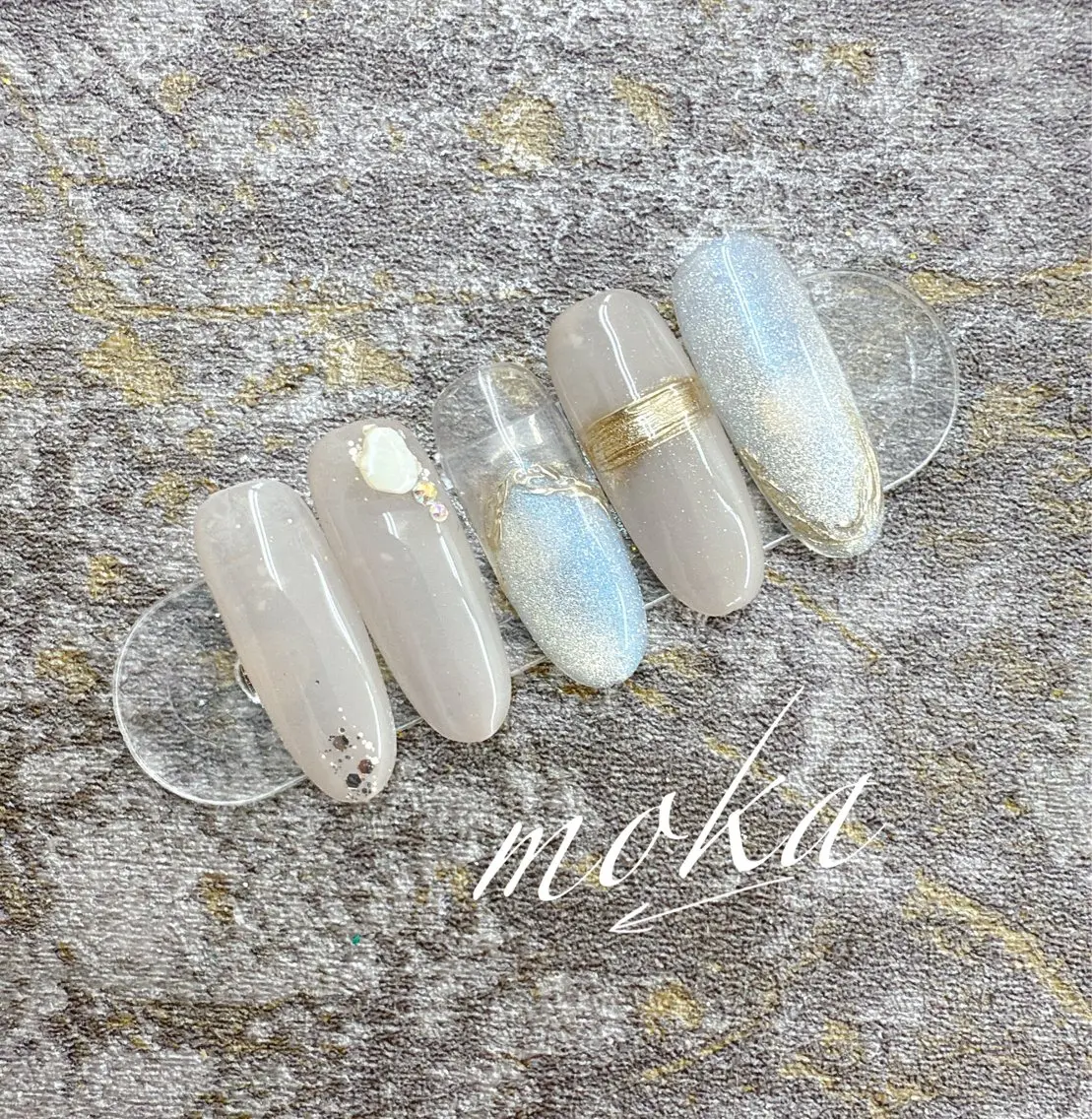 ネイル ハンドネイル ハンドケア 胡蝶蘭レディースサロ ンNailMOKAのネイルデザイン