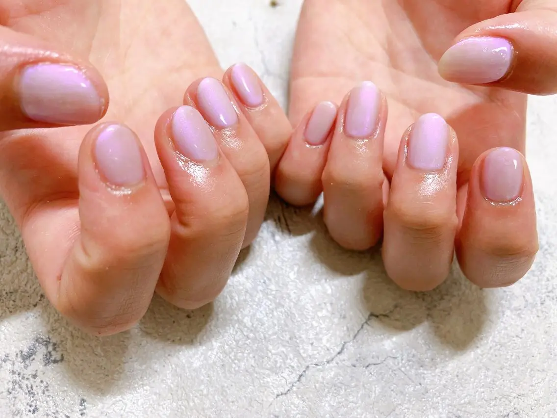 ネイル オーロラネイル フラワーネイル フットネイル フレンチネイル ジェルネイル ハンドネイル mogunail &blowのネイルデザイン