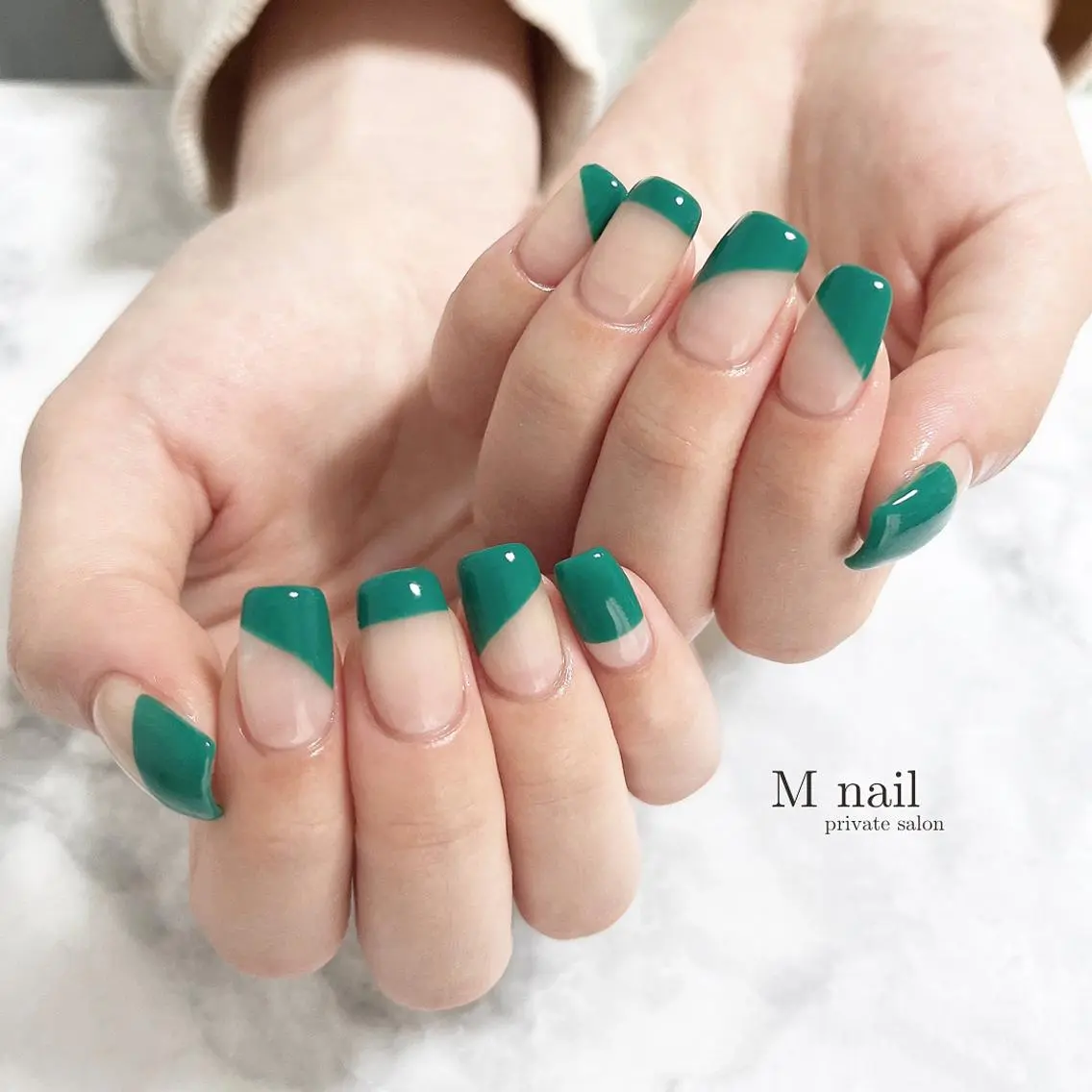 ネイル 持ち込み ハンドネイル M nailのネイルデザイン