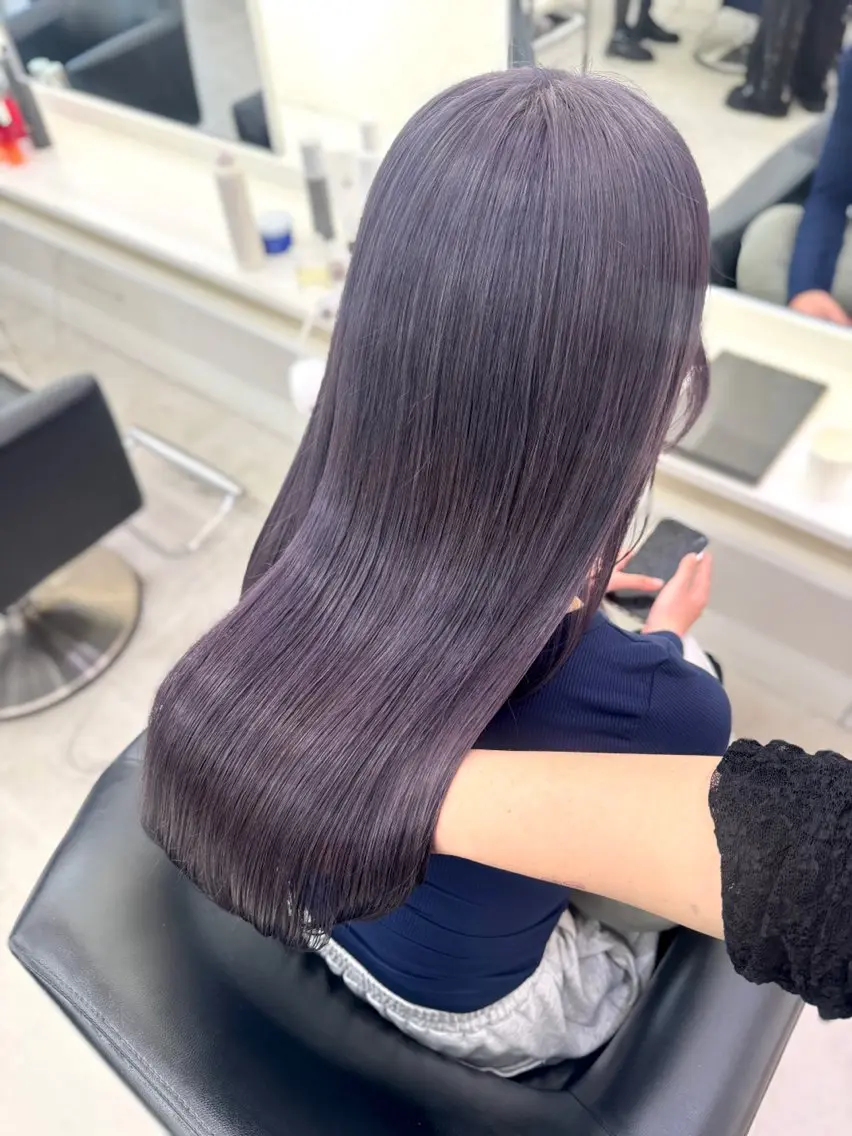 ロング カラー ヘアカラー ♡ParveMix NANO♡のヘアスタイル