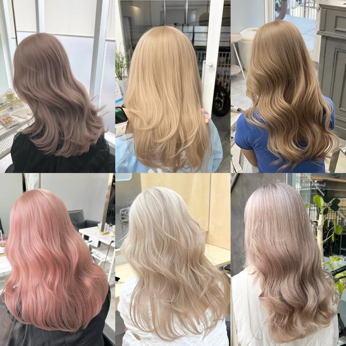 ミディアム カラー カット ヘアカラー トリートメント ヘアセット 🫧艶ダブルカラー ブリーチ🫧トモヤのヘアスタイル