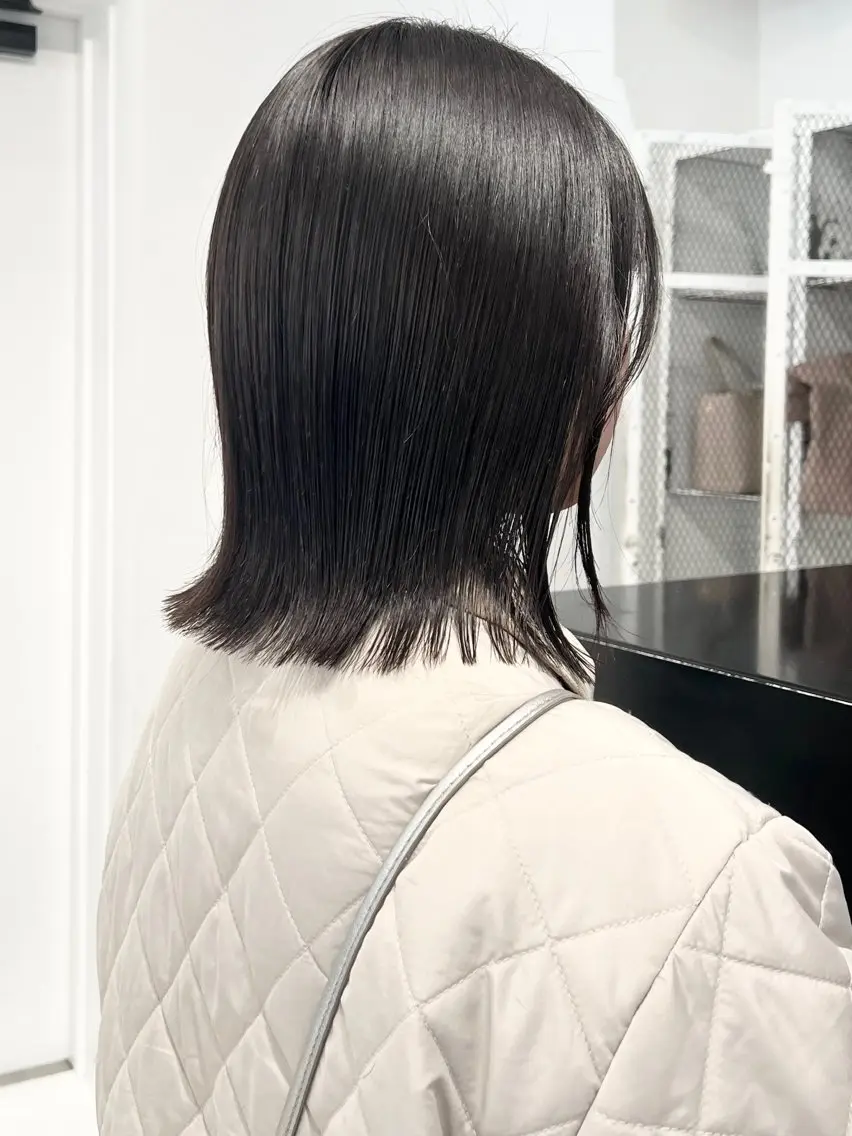 ショート カラー カット 縮毛矯正 トリートメント HARU//原宿🤍 リピート率NO.1のヘアスタイル