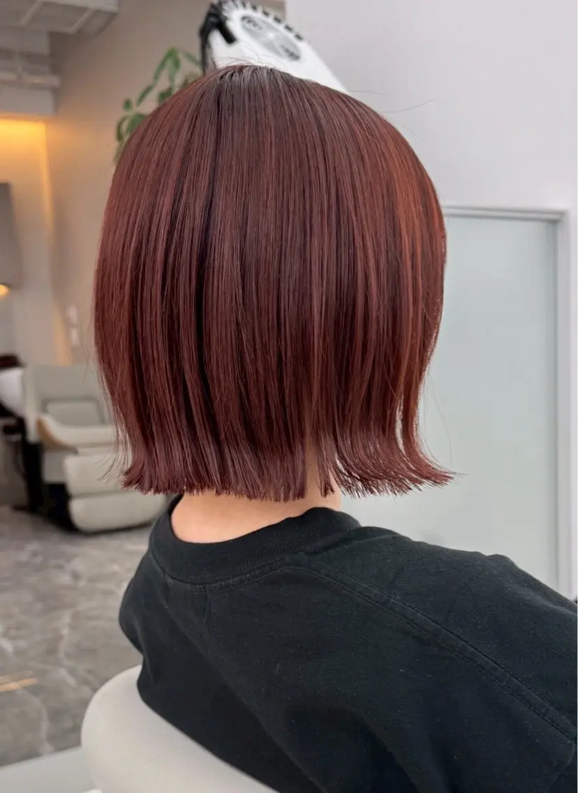 ショート 似合わせボブカット 透明感カラーしょうたのヘアスタイル