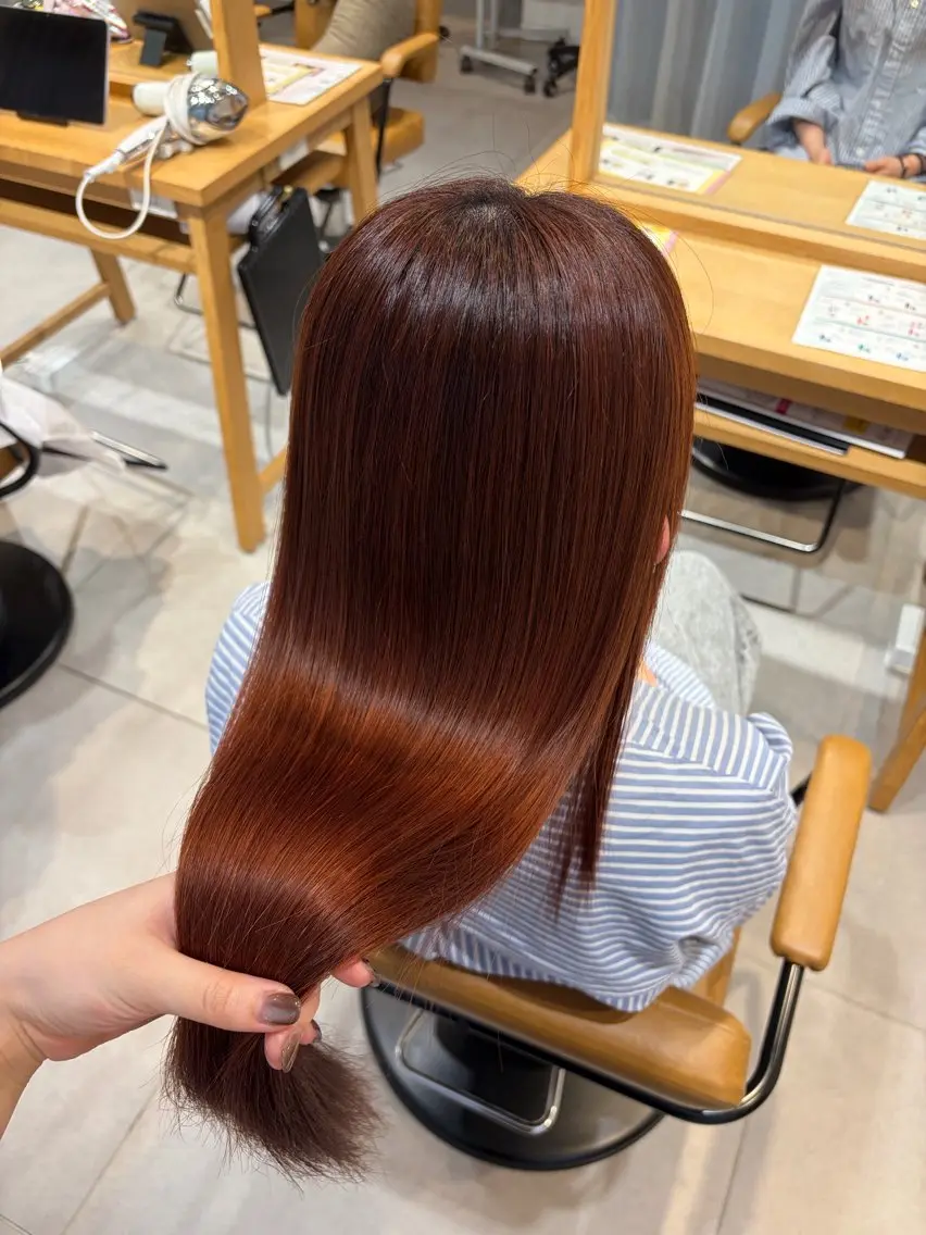 ロング トリートメント 上大岡/カラーモデル nanoka🐈‍⬛のヘアスタイル