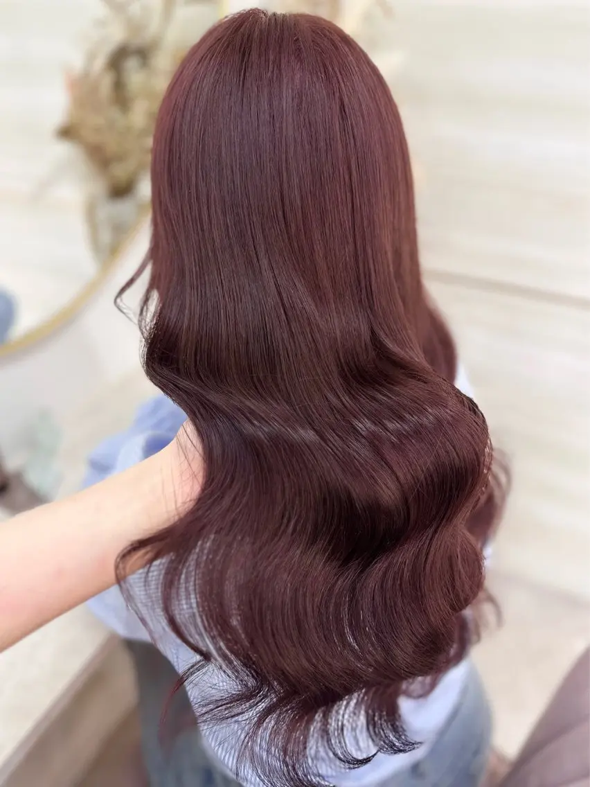 ロング カラー カット ヘアカラー 🫧Ess 🎀chihinaのヘアスタイル