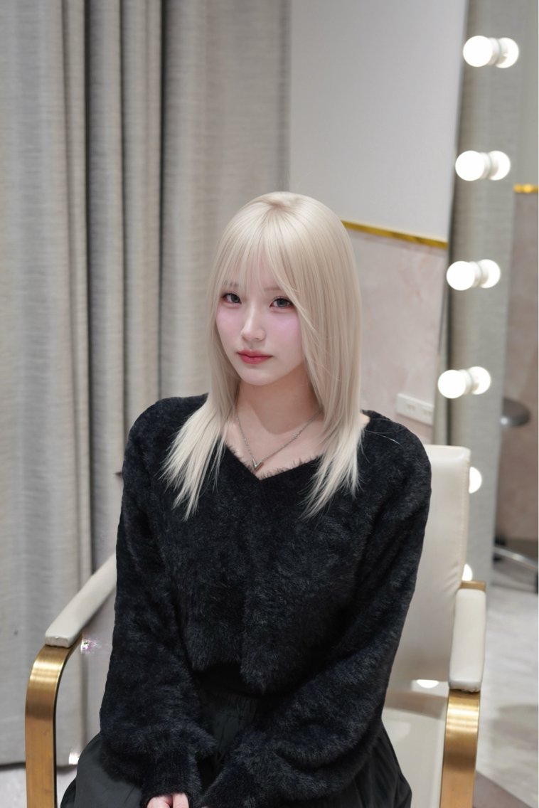 ミディアム カラー ヘアカラー トリートメント 艶カラーハイトーン YUUNA 🎀💕のヘアスタイル