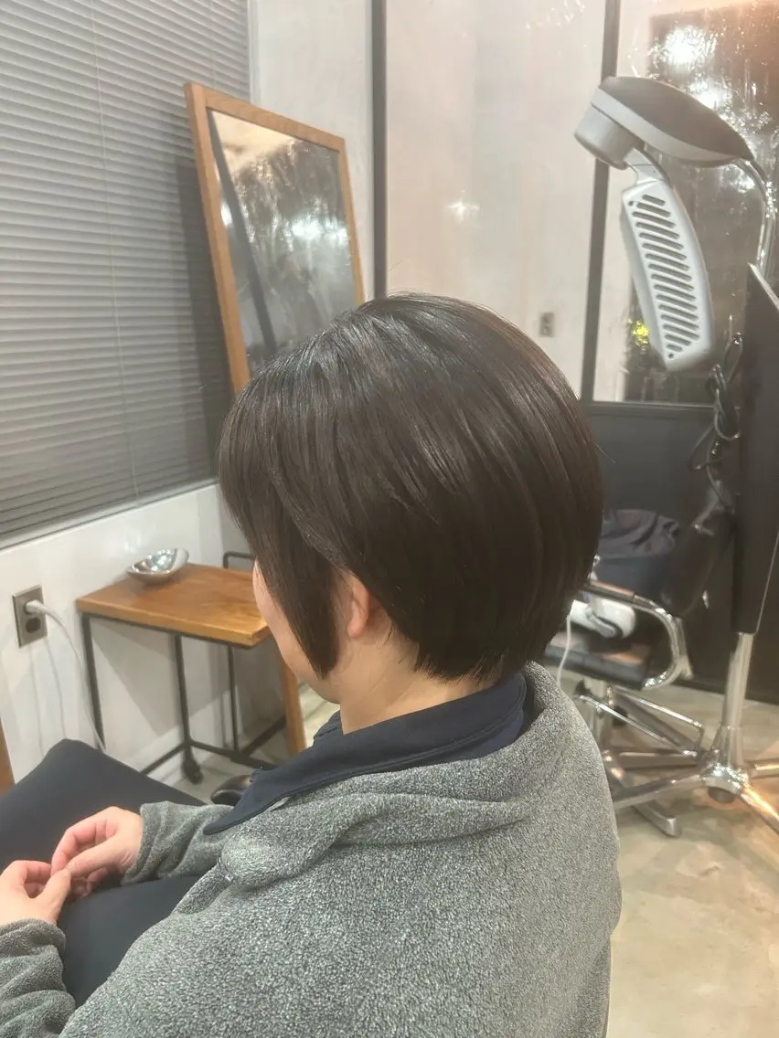 ショート 丸みショート ショートヘア 小顔カット 山田 真知子のヘアスタイル
