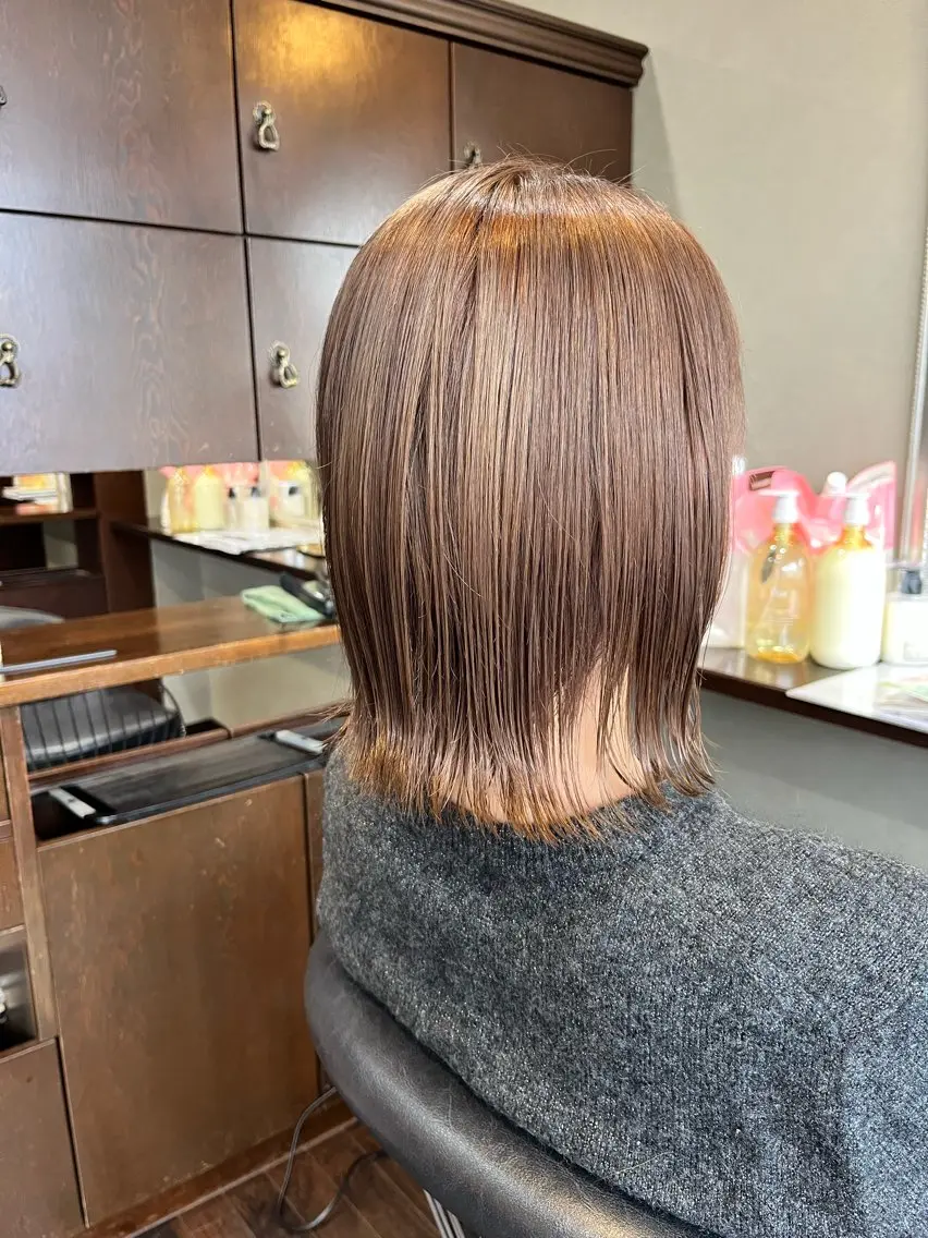 「時短コース✨」前髪カット＋リタッチ＋美髪トリートメント＋炭酸シャンプーの写真