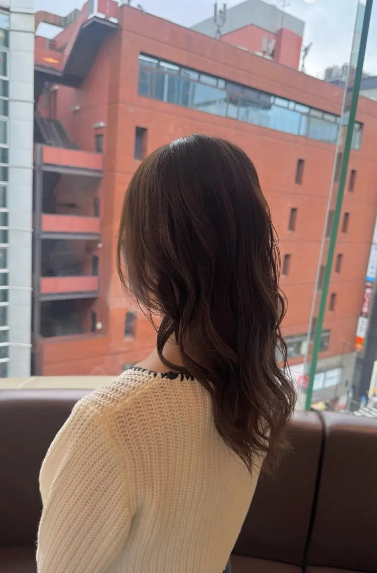 ロング カラー ヘアカラー トリートメント 透明感カラー💜 モテ髪 空陽💙のヘアスタイル