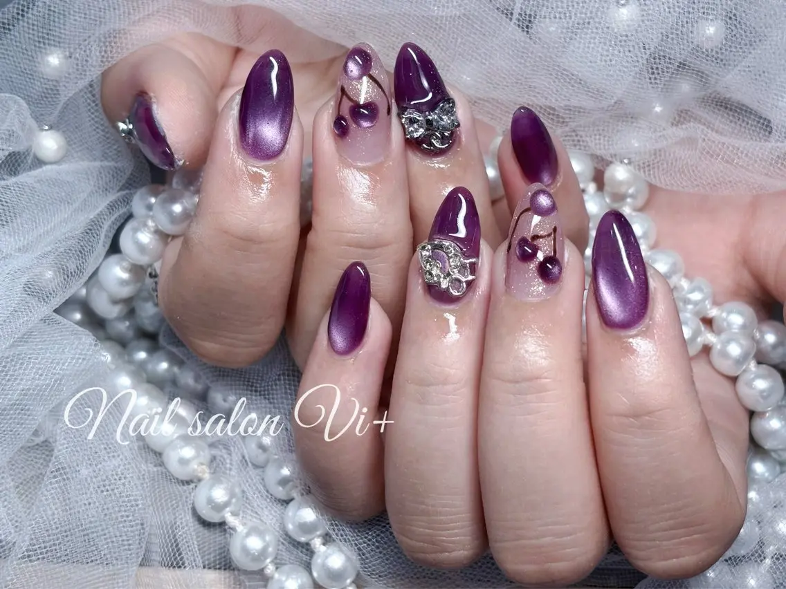 ネイル ハンドネイル Nailsalon Vi+ももか🩷のネイルデザイン