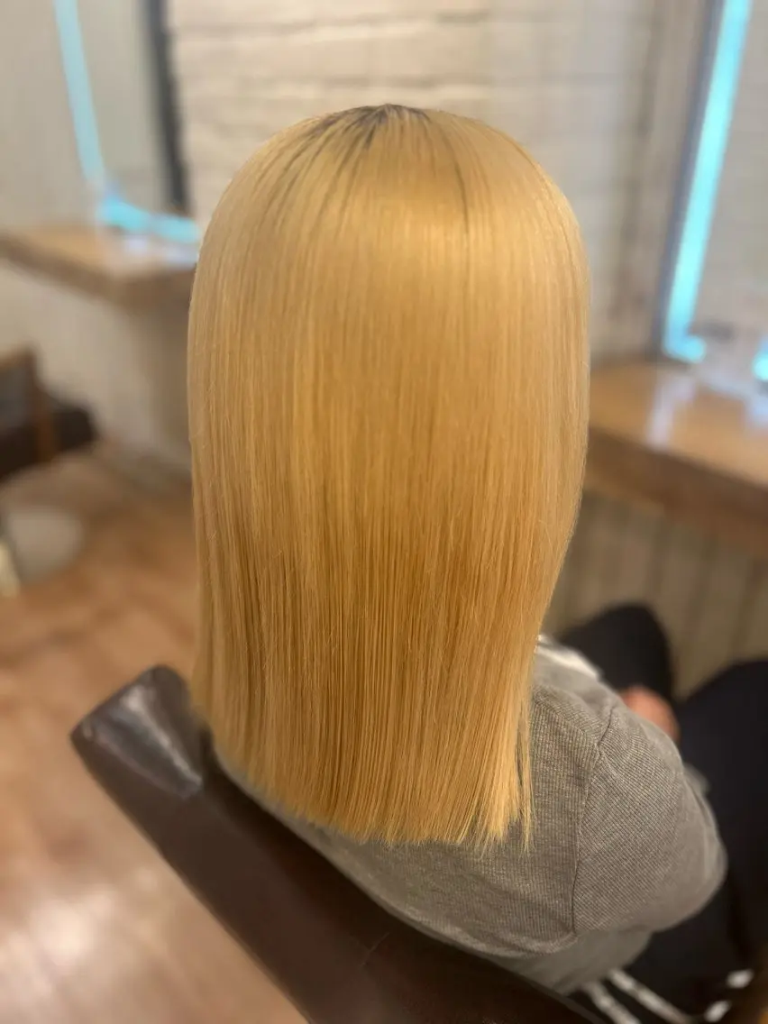 ミディアム little福岡 mei.𓍯のヘアスタイル