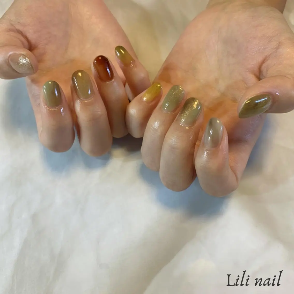 ショート ネイル 持ち込み ハンドネイル Lilibeauty salonのネイルデザイン
