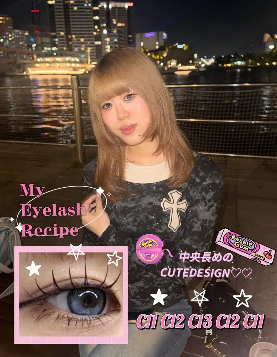 マツエク・マツパ 岡本 乃彩のマツエク・マツパデザイン