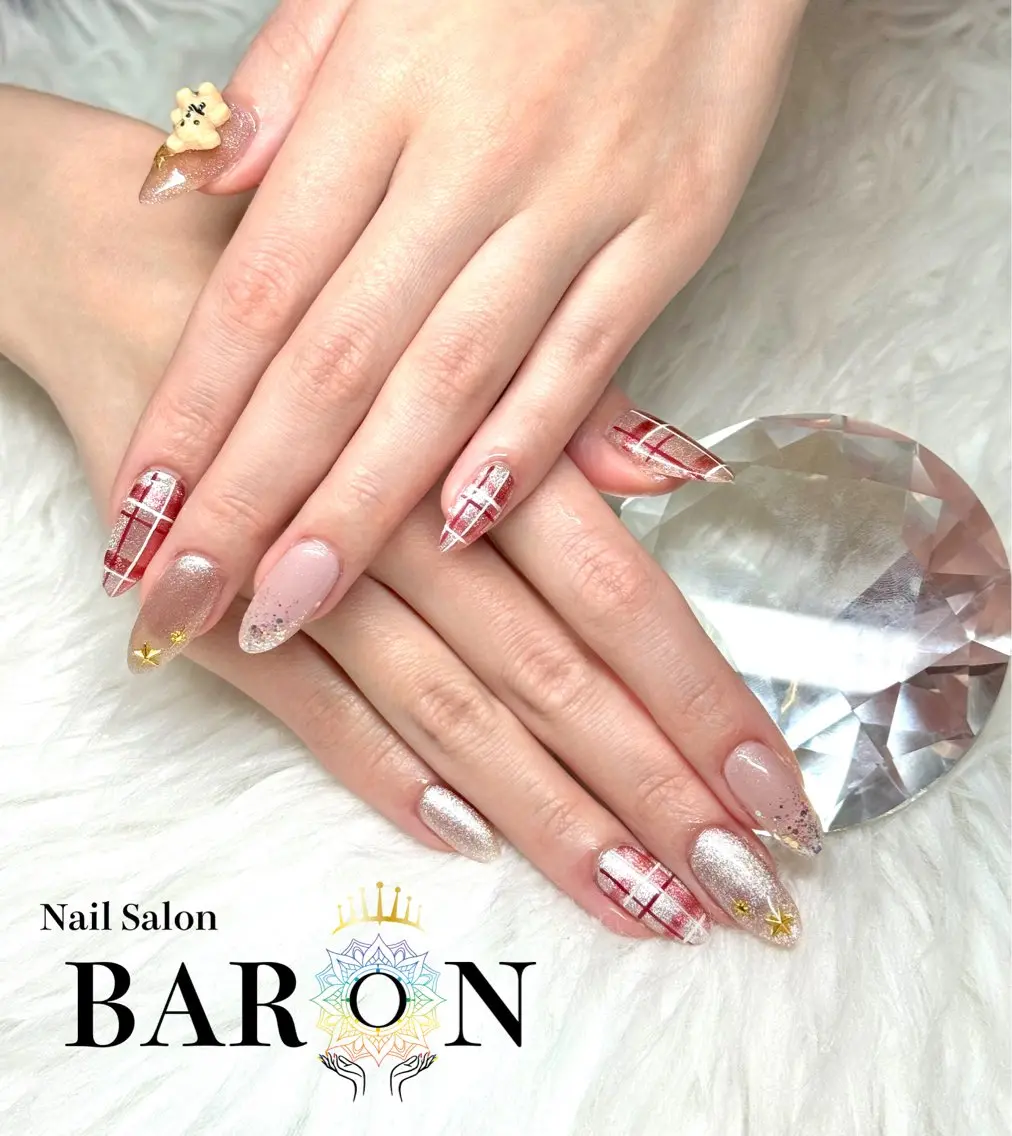 ネイル ハンドネイル BARON本厚木店 🐹RIN🐹のネイルデザイン