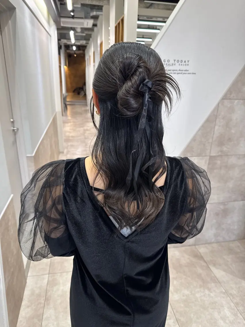 ロング ヘアアレンジ ヘアセット 三輪 恭平のヘアスタイル