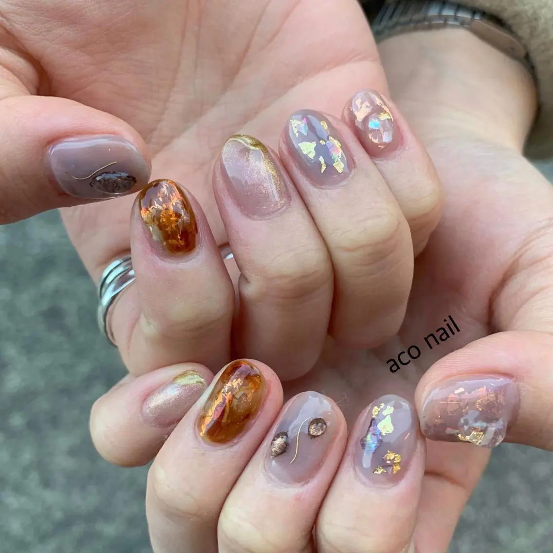 ネイル ニュアンスネイル T. Ayakoのネイルデザイン