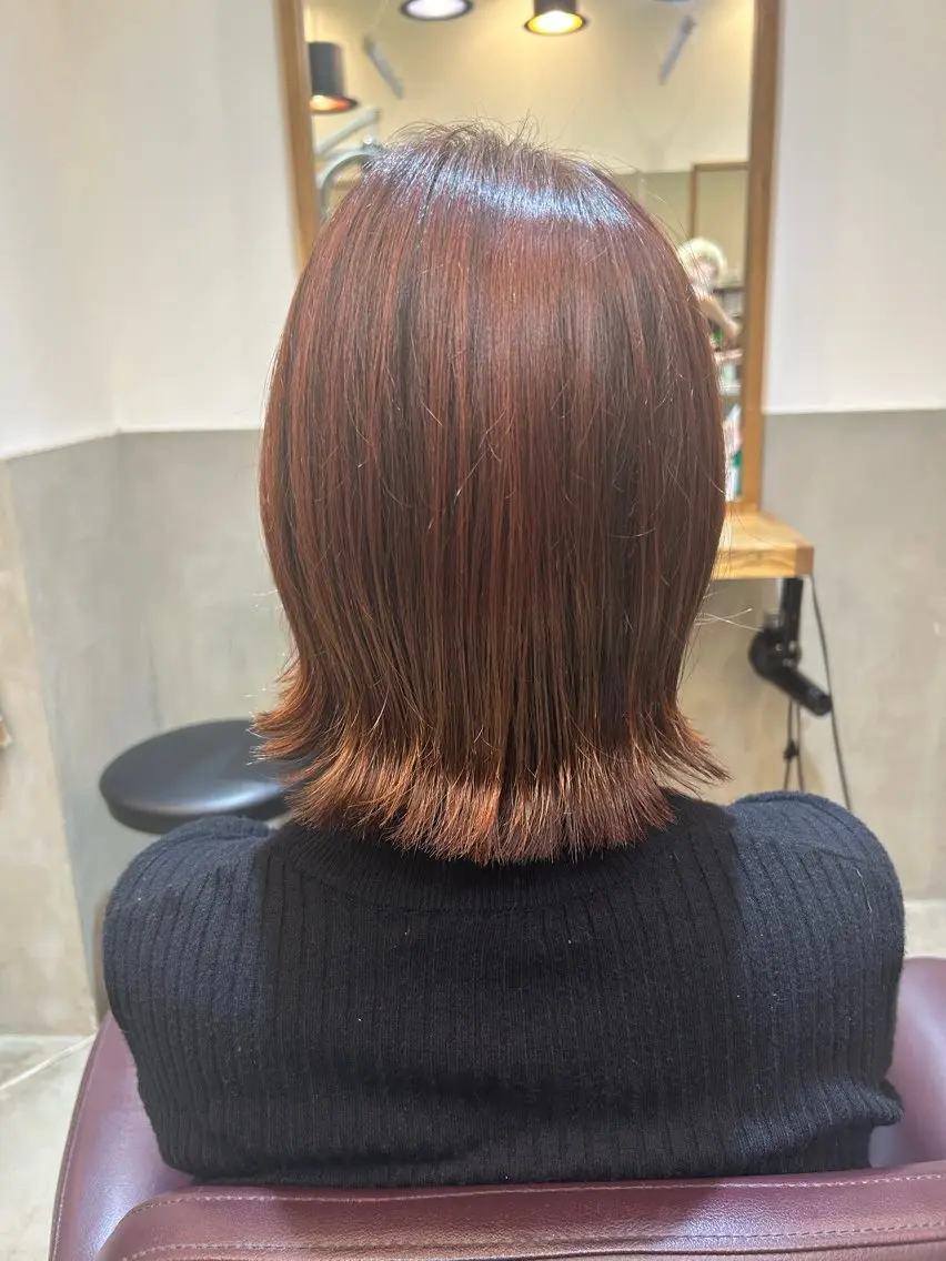 ショート カット ヘアカラー トリートメント 若狭 彩花のヘアスタイル