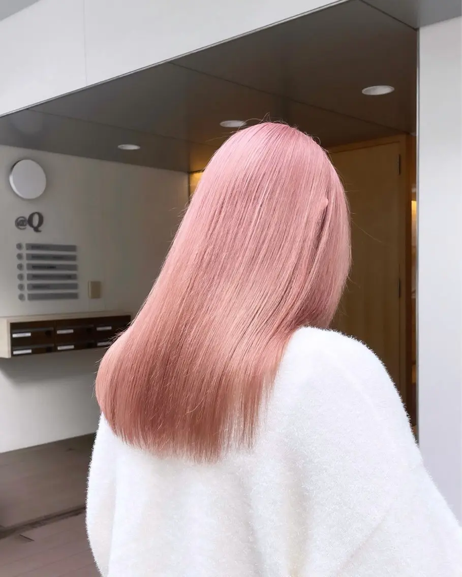 🌸初カラーはこちら🌸カット+ダブルカラー(ケアブリーチ)トリートメント💫ミニモ限定#ダブルカラー#ブリーチの写真