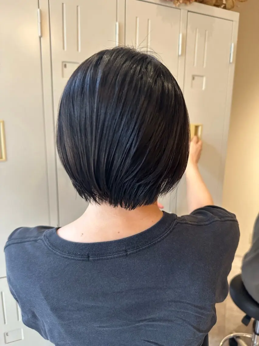 ショート カット 縮毛矯正 高橋 那美のヘアスタイル
