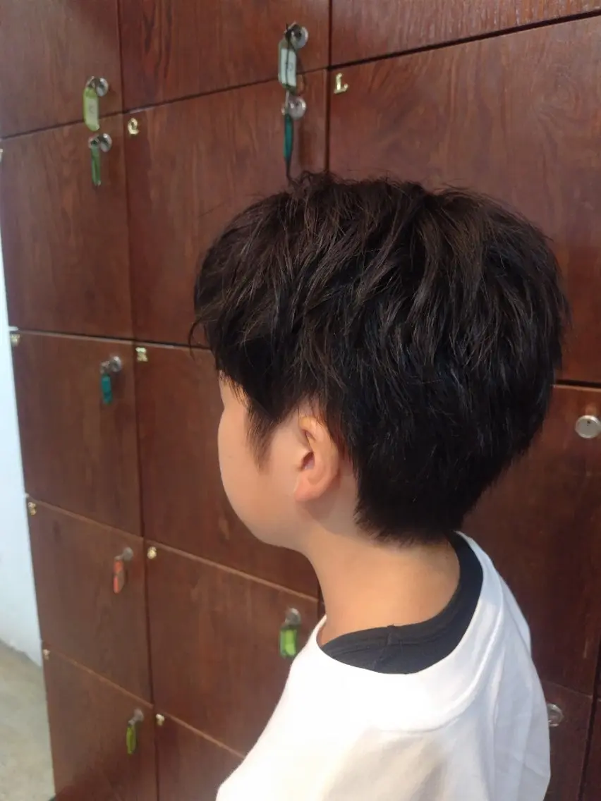 メンズ キッズ かんの さくらのヘアスタイル