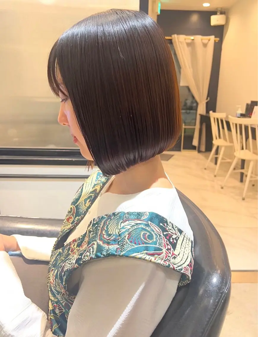 ミディアム ボブ TR付きカット無料✨ ✨いのうえもなみのヘアスタイル