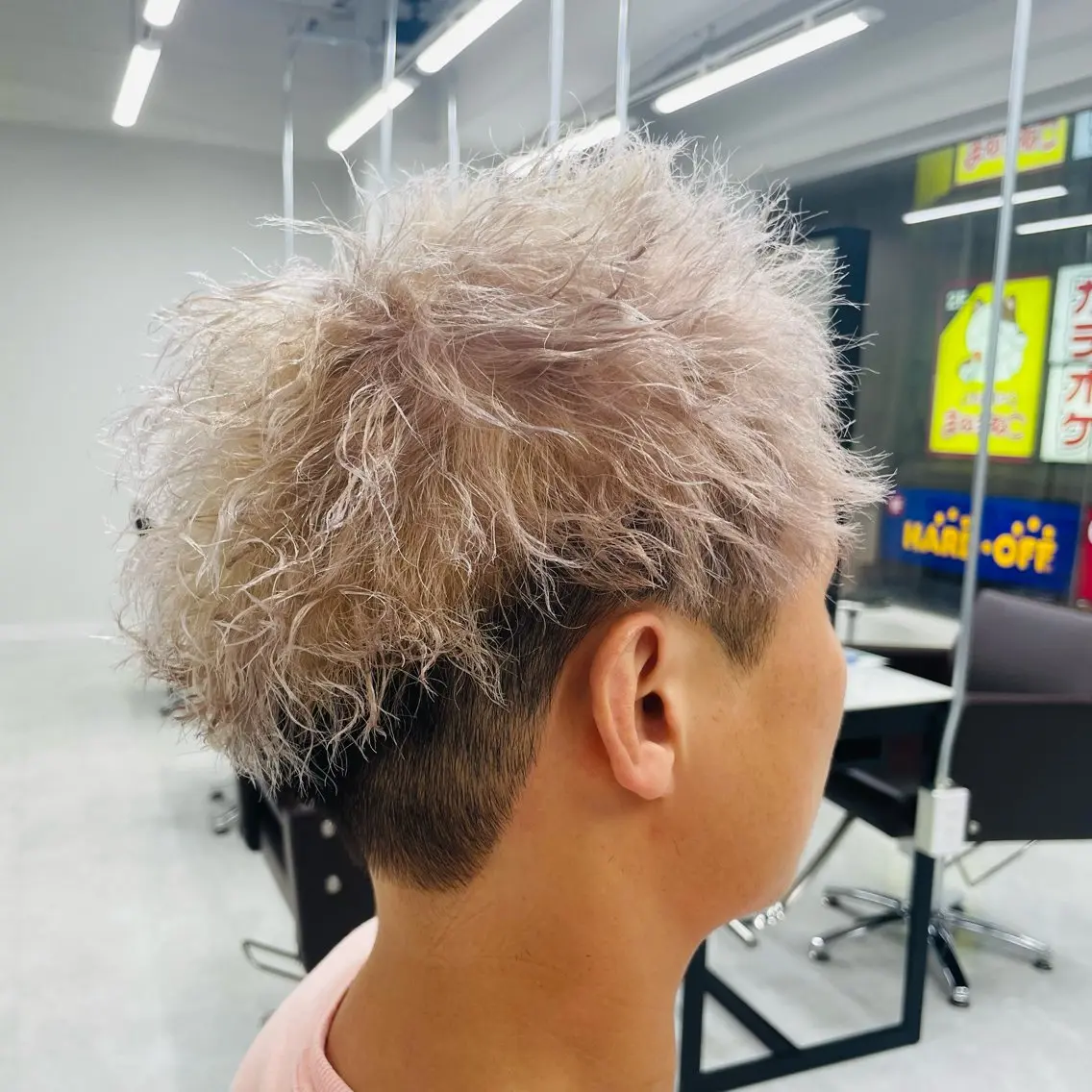 ショート カラー パーマ メンズ メンズカット特化✂︎ SHINGO 本厚木のヘアスタイル