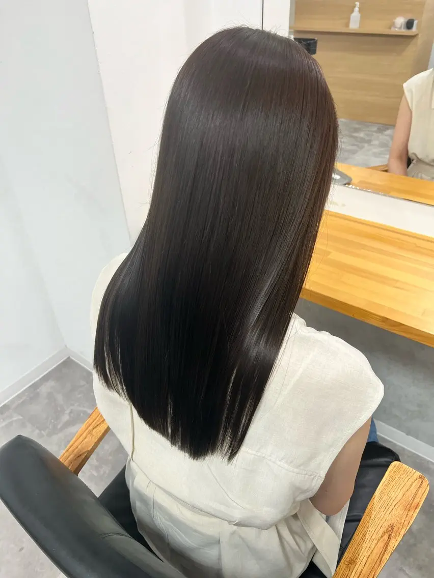 イメチェンコース✂️カット+カラー+パーマorストレートの写真