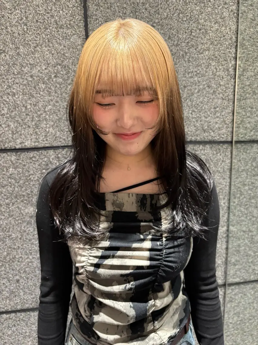 ロング カラー 🦋sana🦋 似合わせカット✁のヘアスタイル