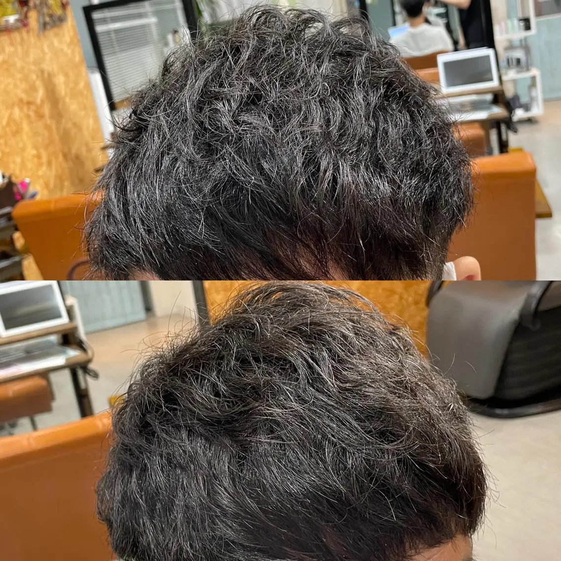 ショート メンズ 縮毛矯正 かんばら りょーいのヘアスタイル