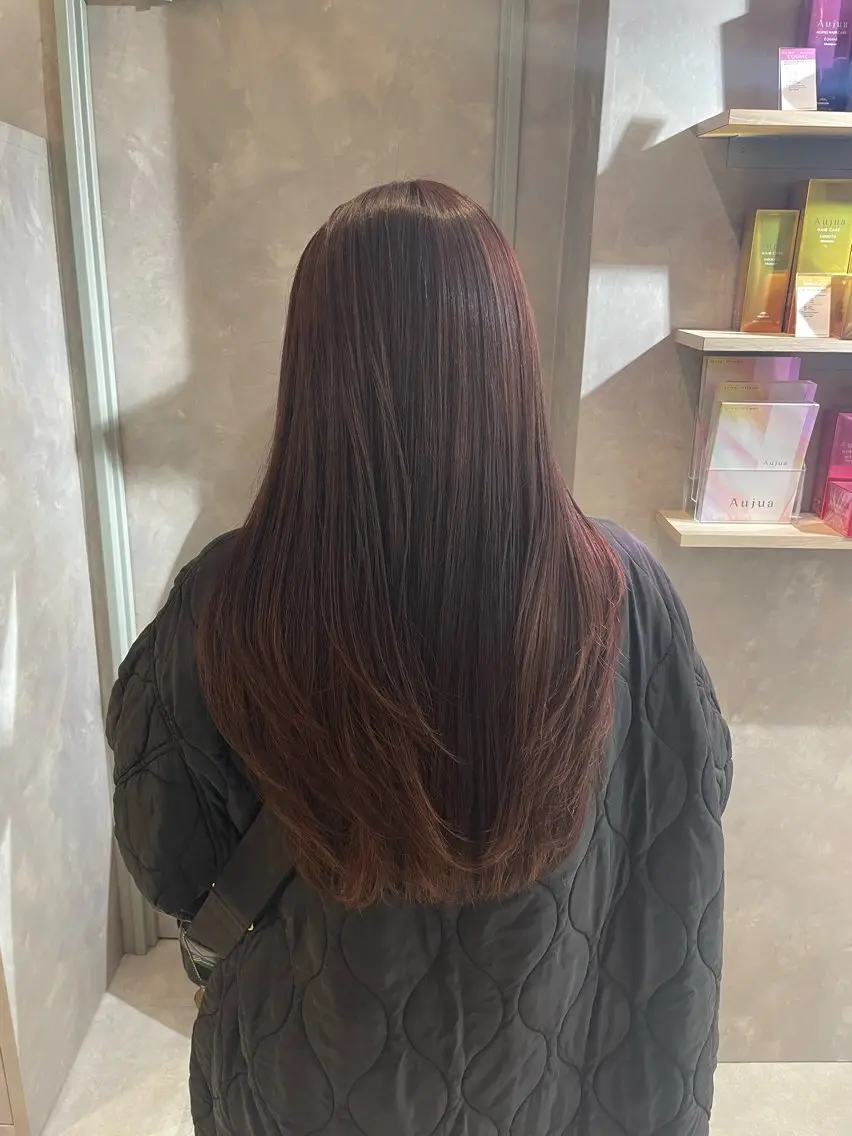 ロング カラー カット ヘアカラー 縮毛矯正 トリートメント tocca千葉店 /せりなのヘアスタイル