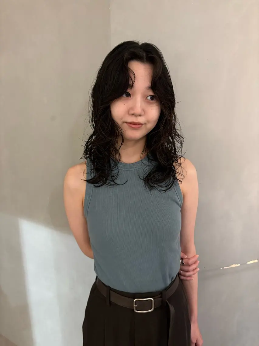 【 ( 2回目以降のお客様 )カット+パーマ 🌀 】の写真