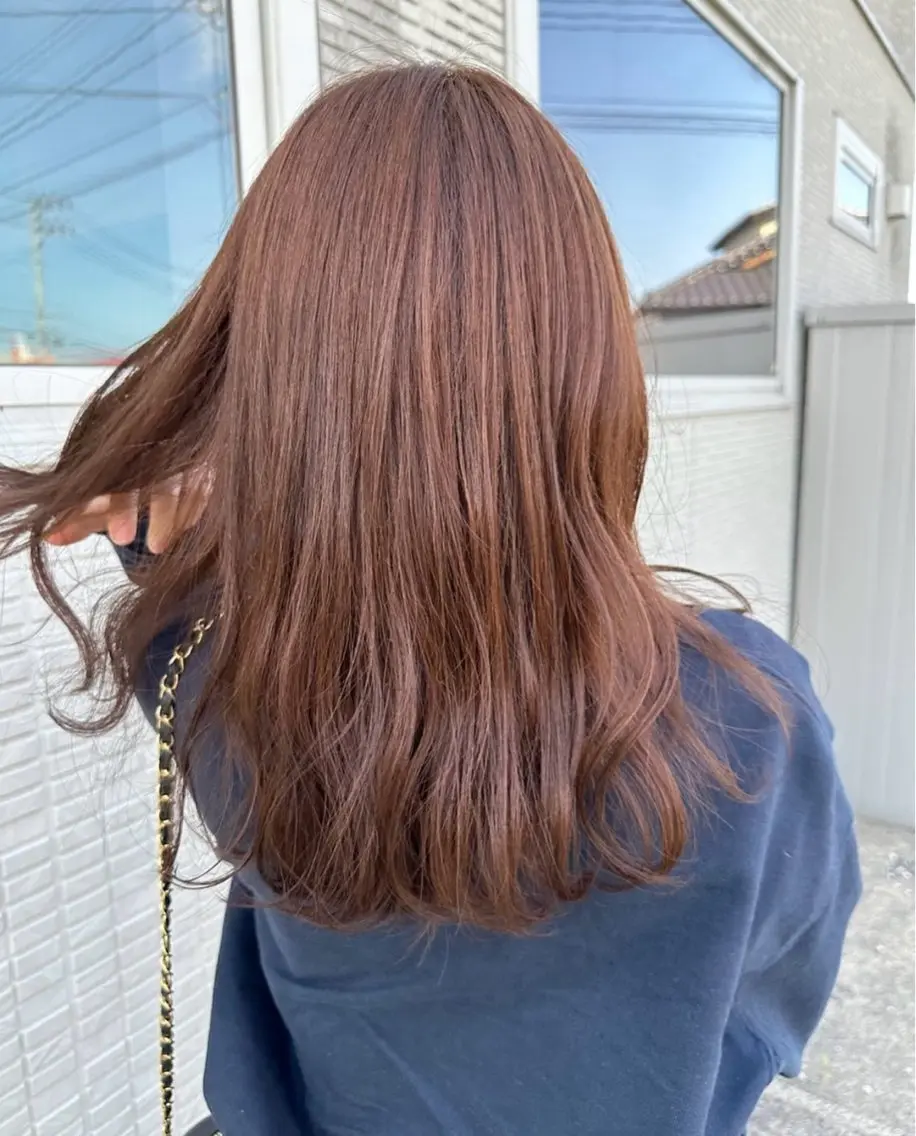 セミロング カット ヘアカラー トリートメント 木村 彩花のヘアスタイル