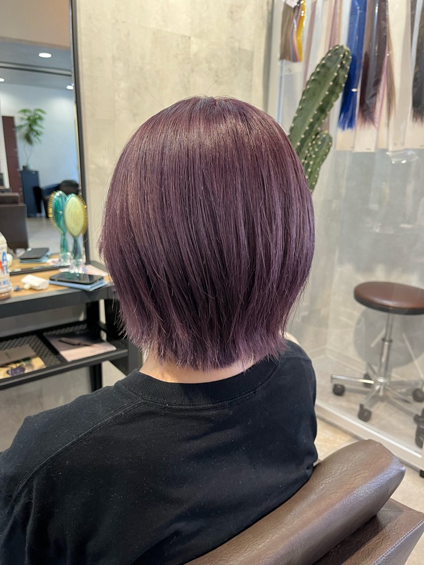ショート ボブレイヤー ボブ レイヤーカット あさだ しゅうたろうのヘアスタイル