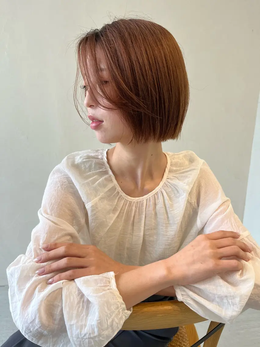 ショート カット ヘアカラー ヘッドスパ ショートヘア特化 石附隼士のヘアスタイル