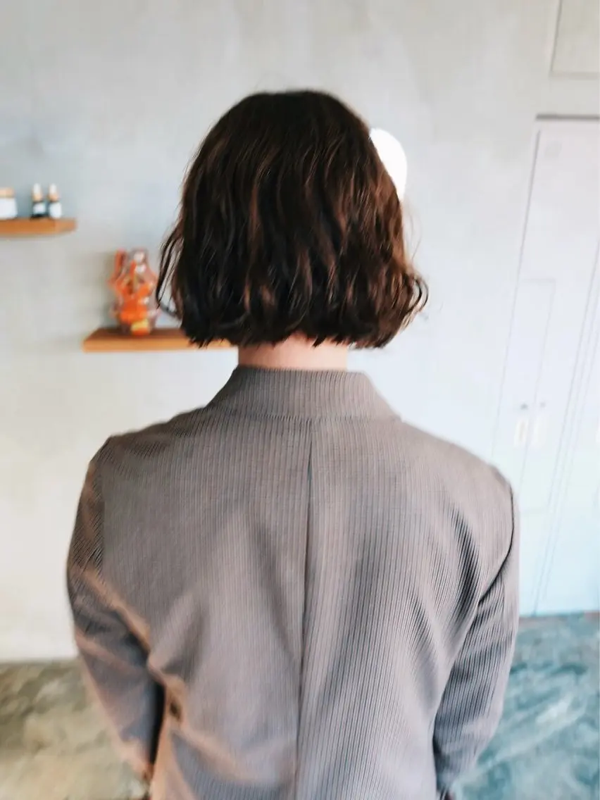 ミディアム カット トリートメント 小野 龍樹のヘアスタイル