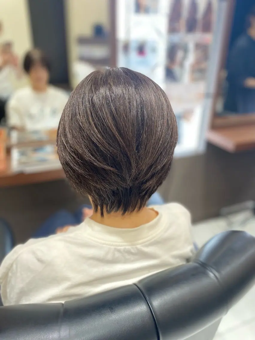 ショート ハンサムショート ショートヘア カット Aphrodite 横手 亜紀のヘアスタイル
