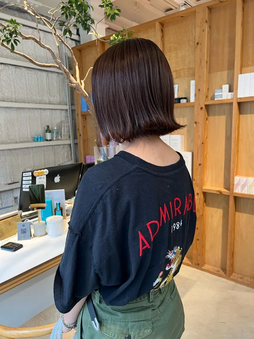 ショート 🩵albis/めい 大宮/ブリーチ🦋のヘアスタイル