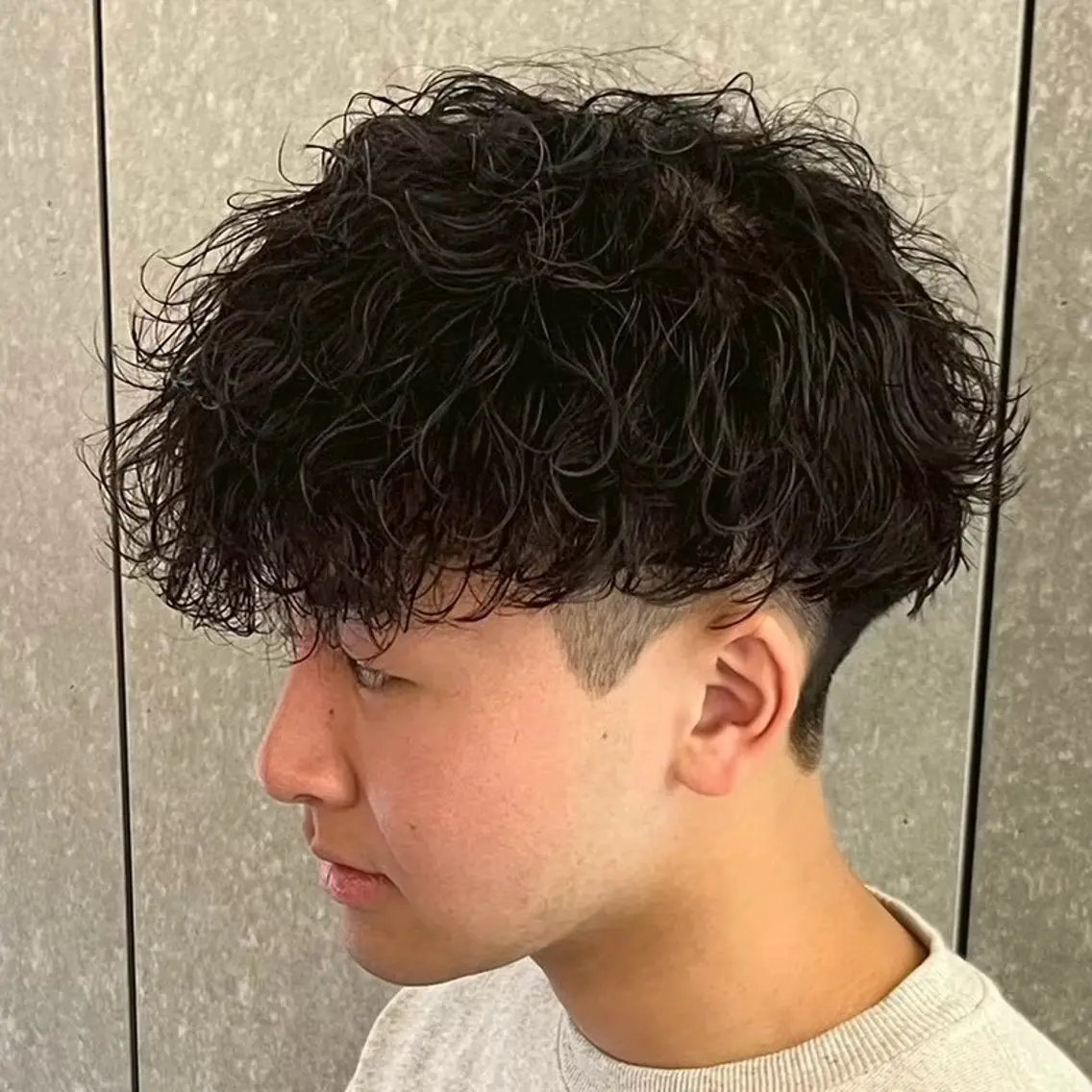 パーマ メンズ 【束感セット】 あおいのヘアスタイル