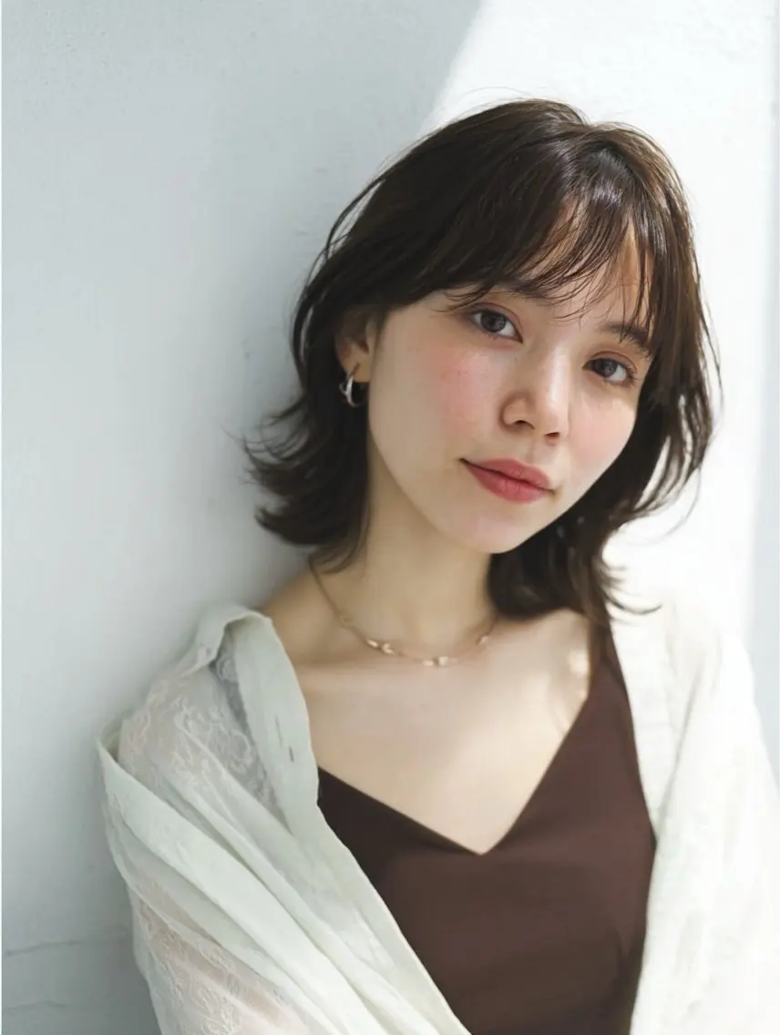 ミディアム TELAHAIR森川 憂一のヘアスタイル