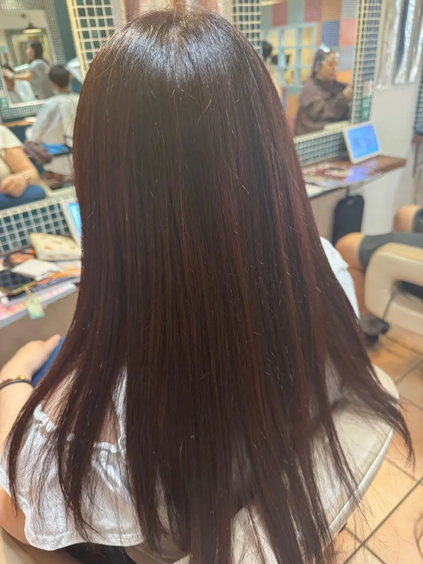 カラー トリートメント 吉田 茂樹のヘアスタイル