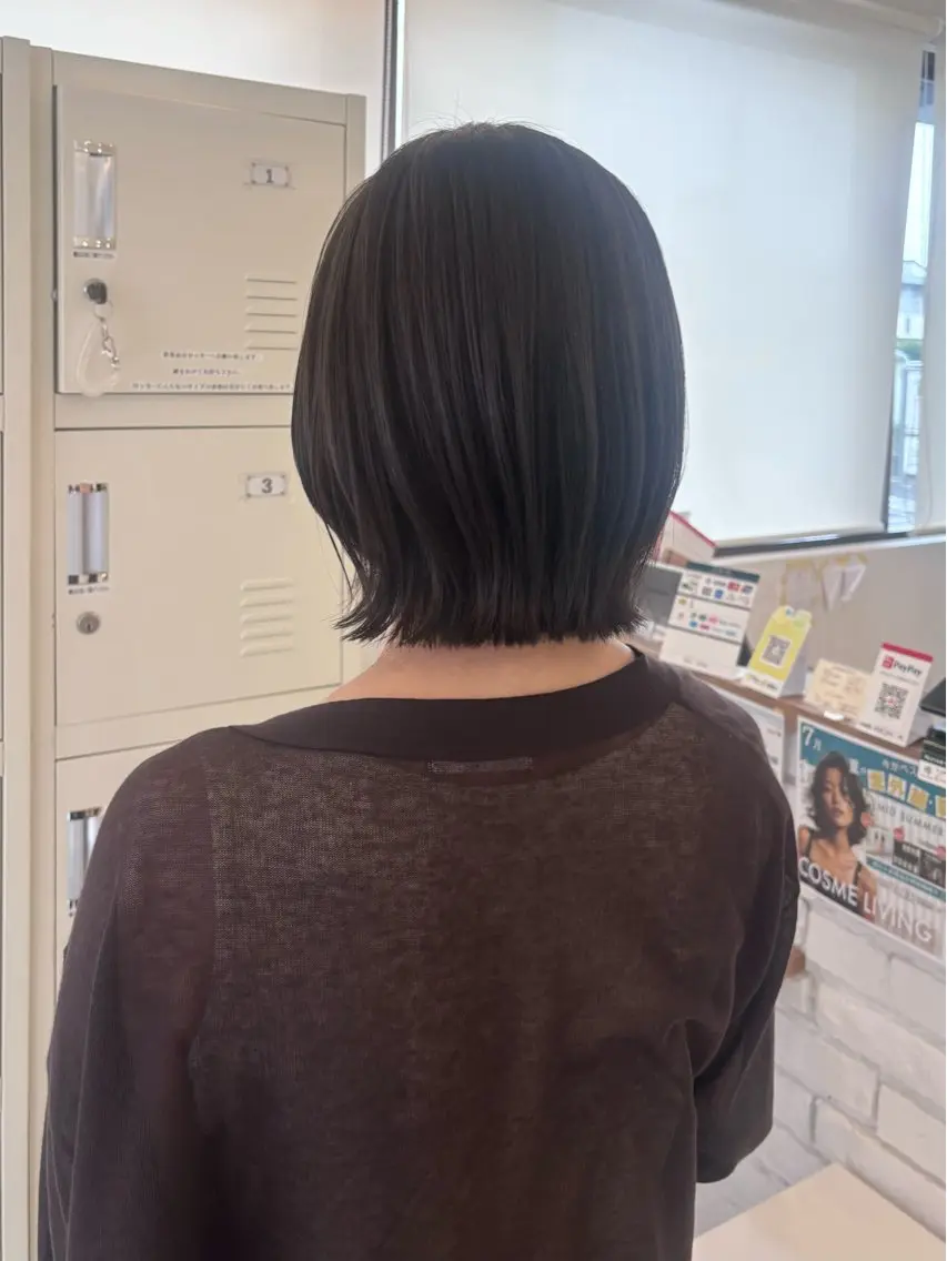 ショート カラー ボブレイヤー ボブ レイヤーカット カット ヘアカラー トリートメント にゅーかわいいヘア♡ おがわゆいり౨ৎのヘアスタイル