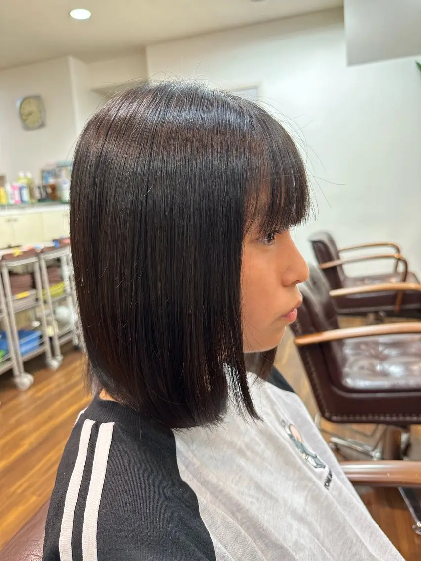 ミディアム 奥田 七都海のヘアスタイル