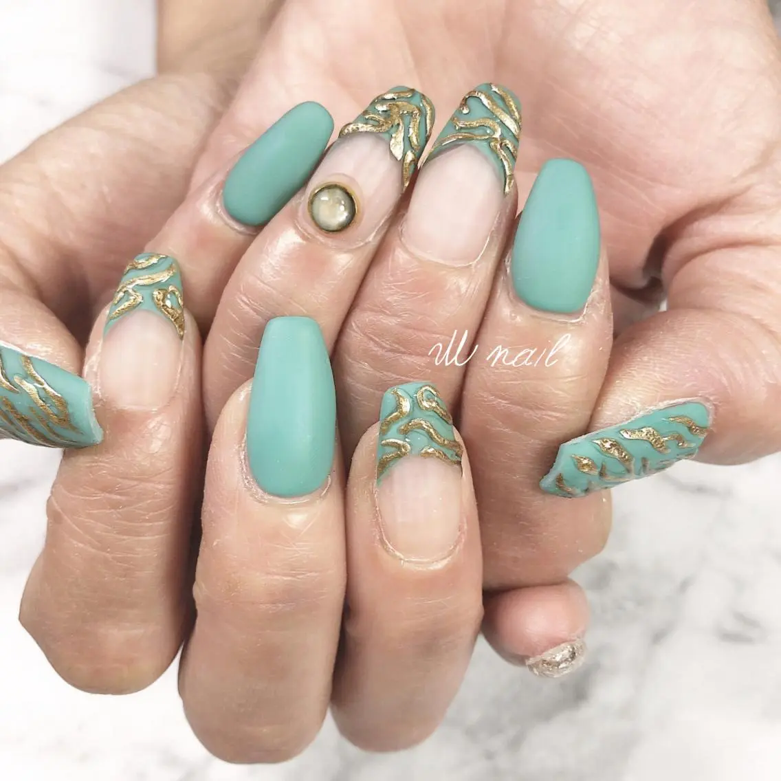 ネイル 持ち込み ハンドネイル M nailのネイルデザイン