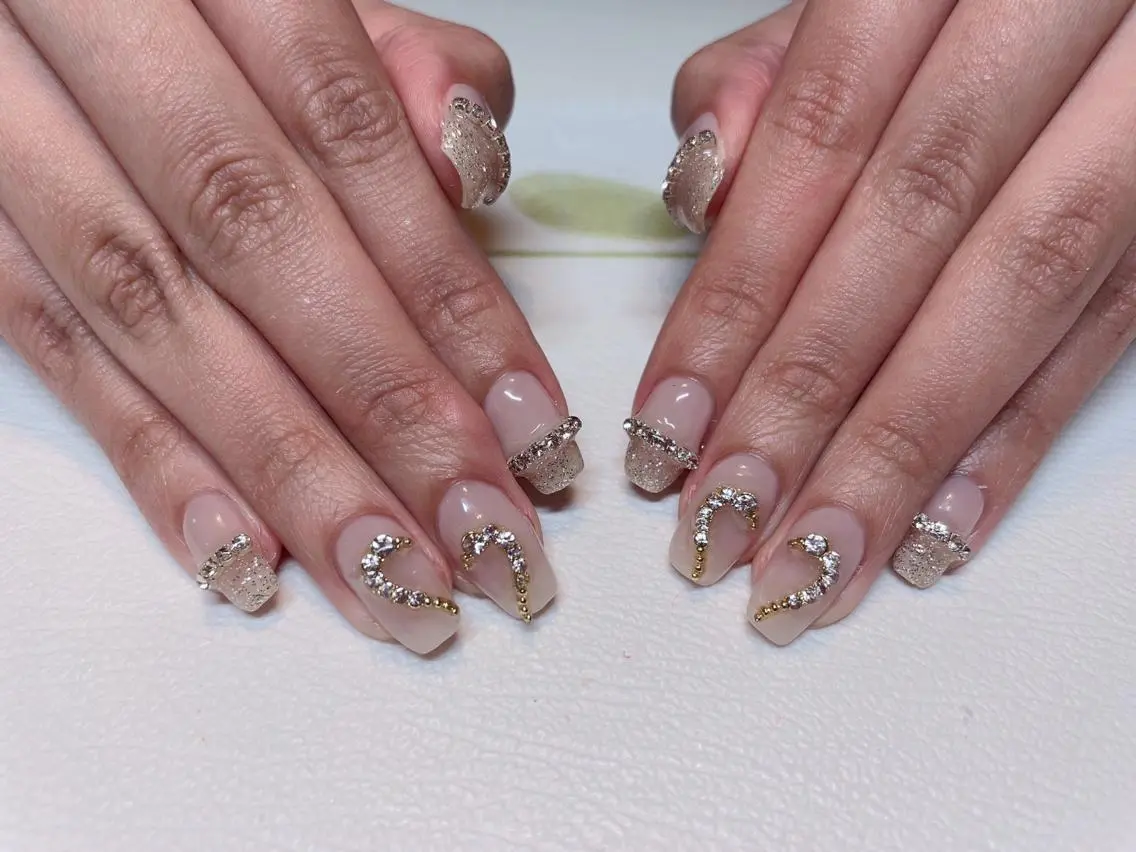 ネイル ラメ(グリッター) ハンドネイル エン Nail salonのネイルデザイン
