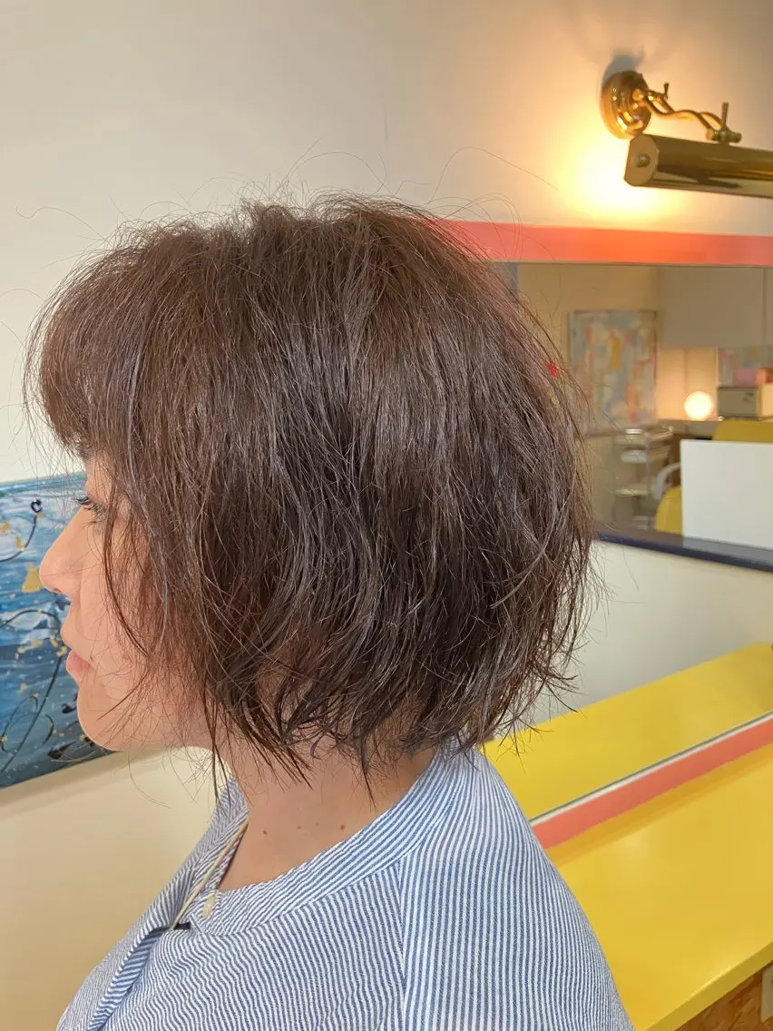 ミディアム 横田 尚登のヘアスタイル